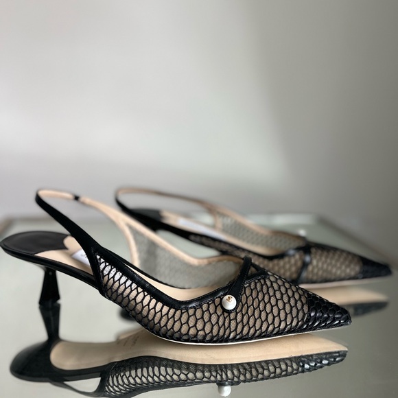 New JIMMY CHOO Amita 45 Slingback Pumps $1,095 40 - Picture 12 of 15